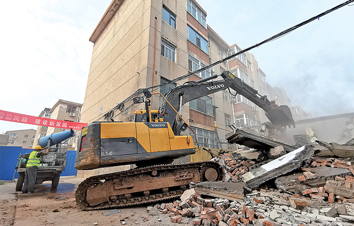 济源老旧小区改造工作“拆”“改”同步全面推进